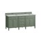 James Martin Vanities Brittany 72in Double Vanity, Smokey Celadon w/ 3 CM Ethereal Noctis Top 650-V72-SC-3ENC - alternate 7